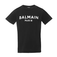 balmain BS8P31 t shirt black&white 930BC